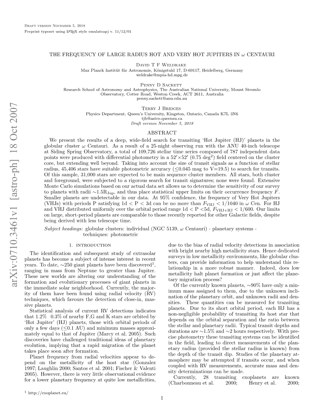 The Frequency of Large Radius Hot and Very Hot Jupiters in Omega