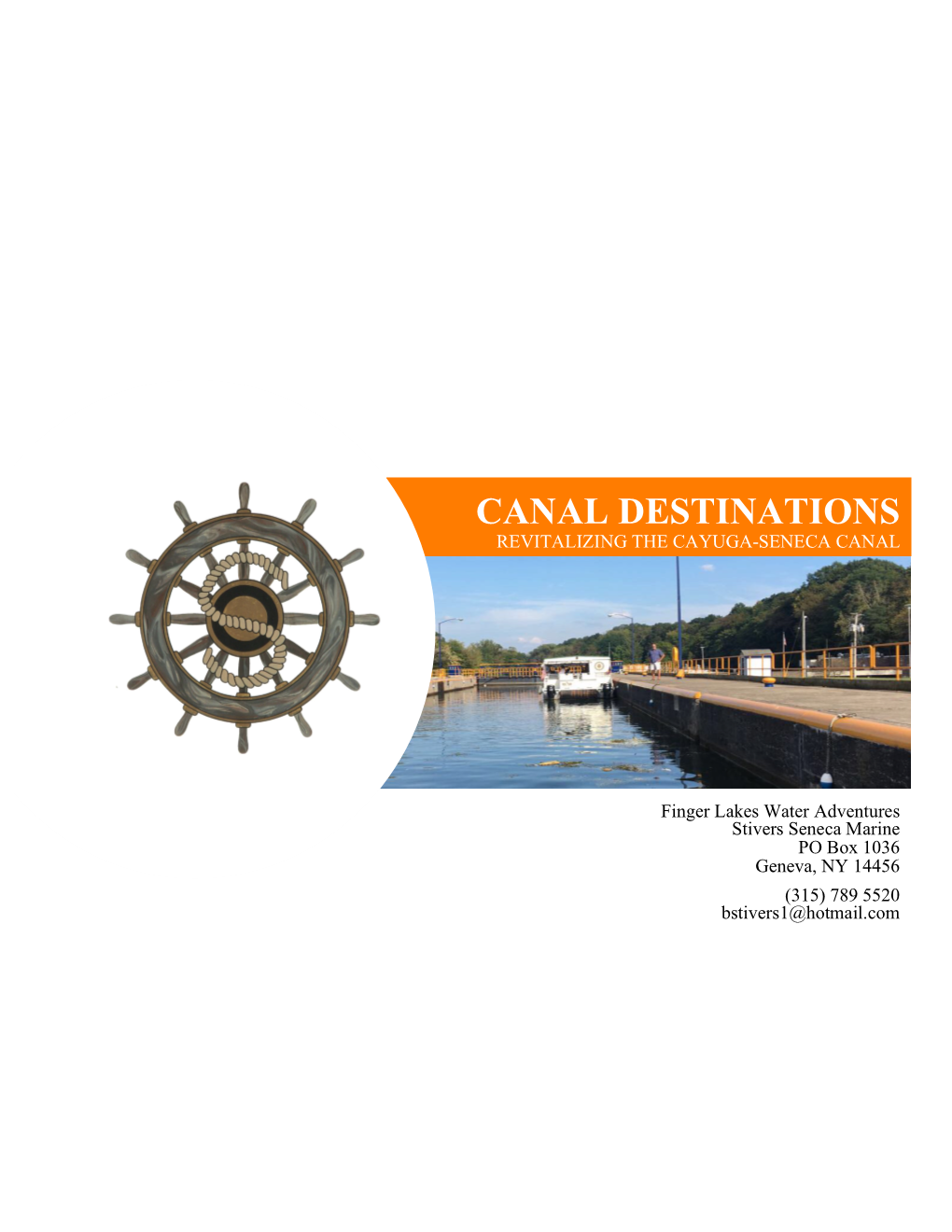 Canal Destinations Revitalizing the Cayuga-Seneca Canal