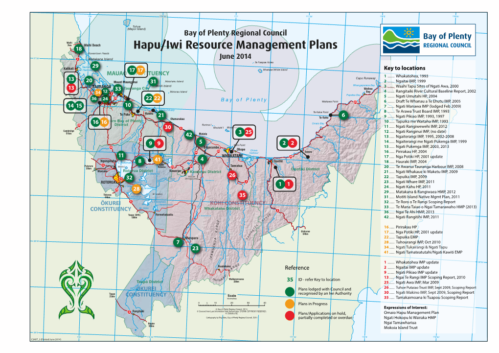 Hapu/Iwi Resource Management Plans Bowentown Heads