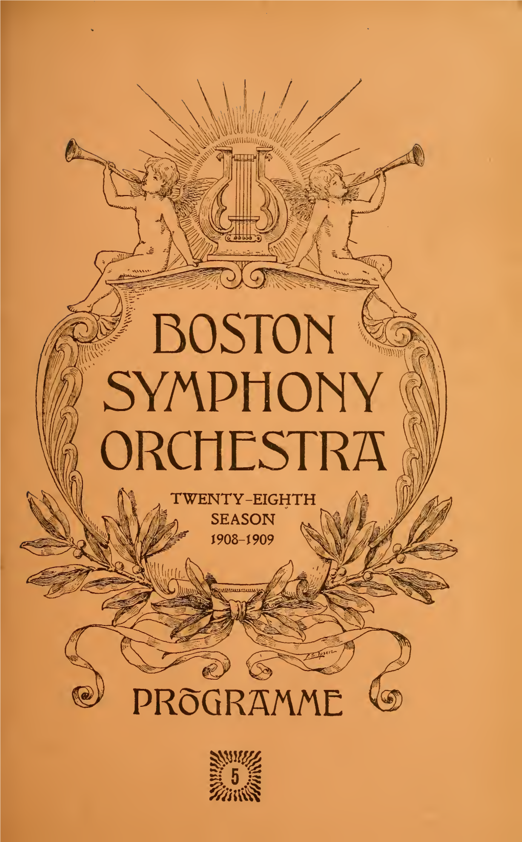 Syapnony ORCHESTRH TWENTY-EIGHTH SEASON ' (^Imf I908-J909 Wsl/^