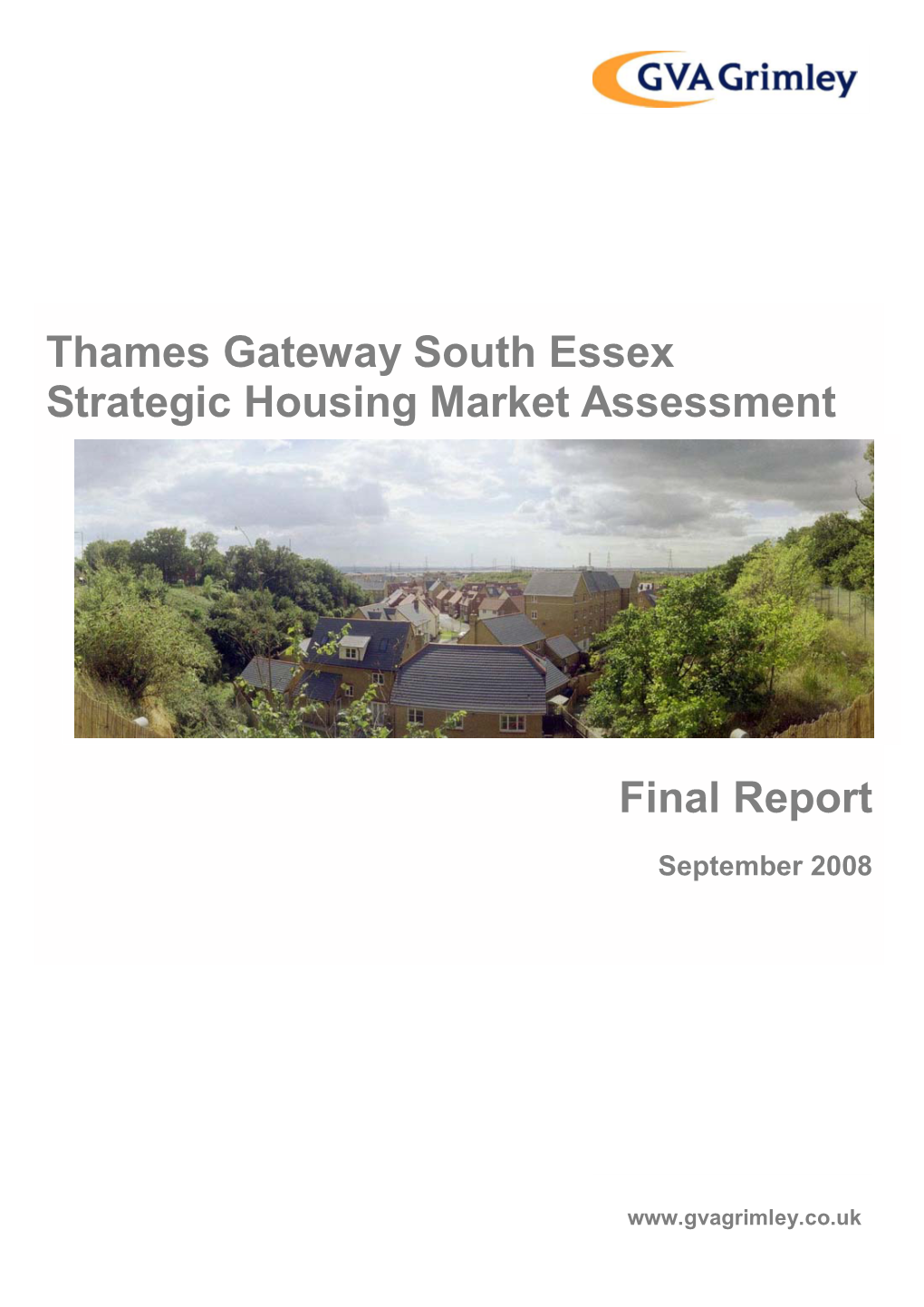 Thames Gateway South Essex Strategic Housing Market Assessment