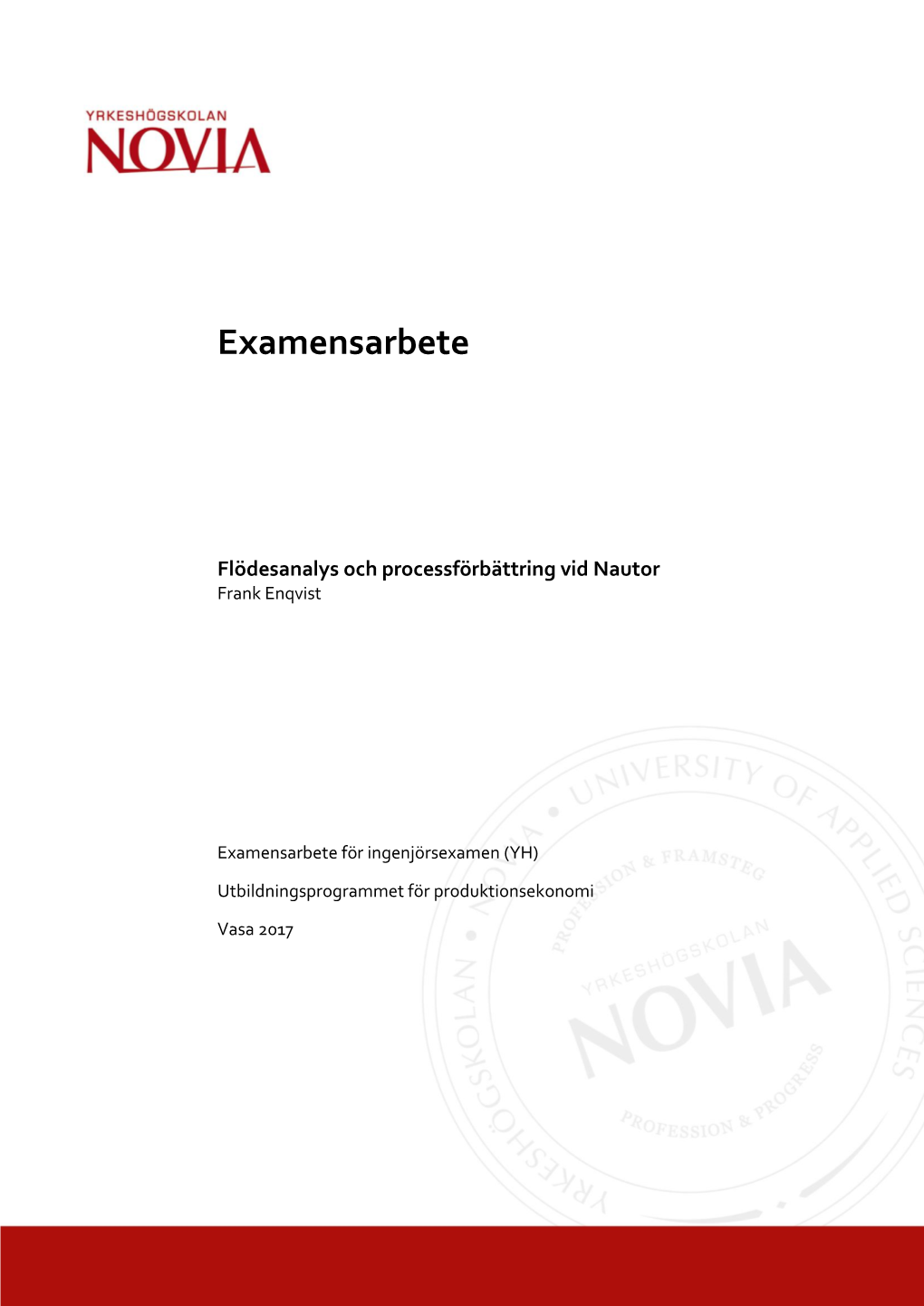 Examensarbete