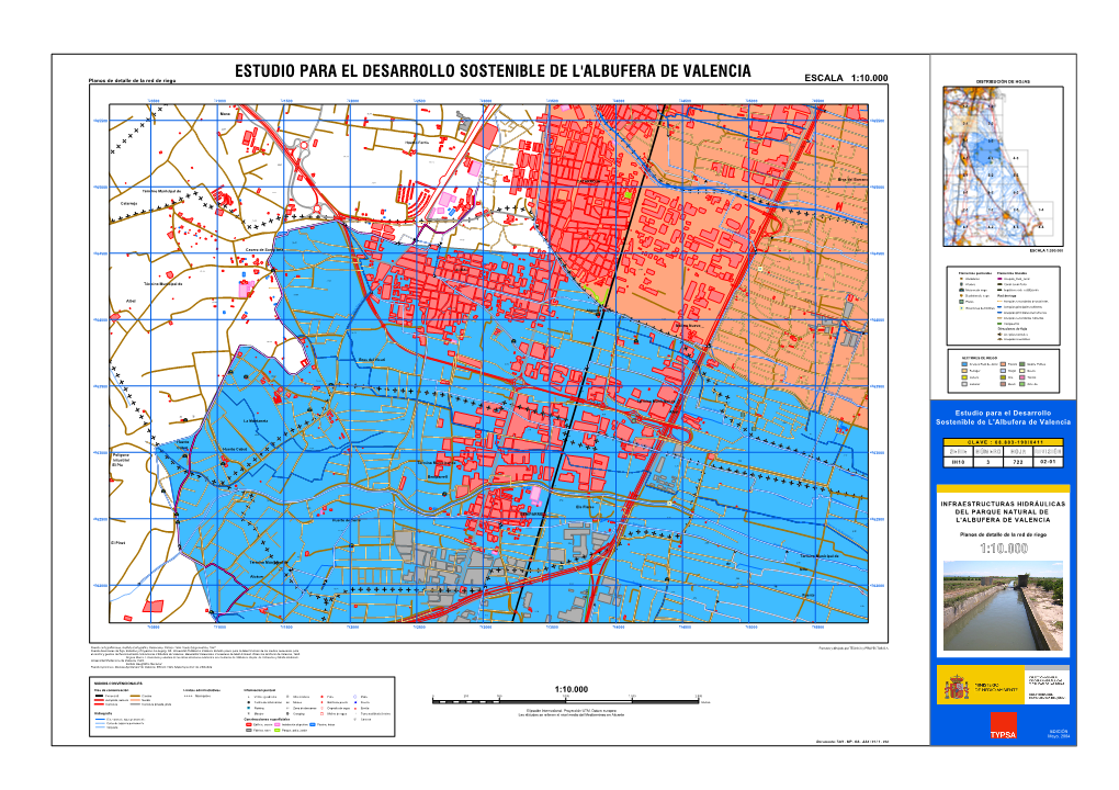 Escala 1:10.000 Distribución De Hojas