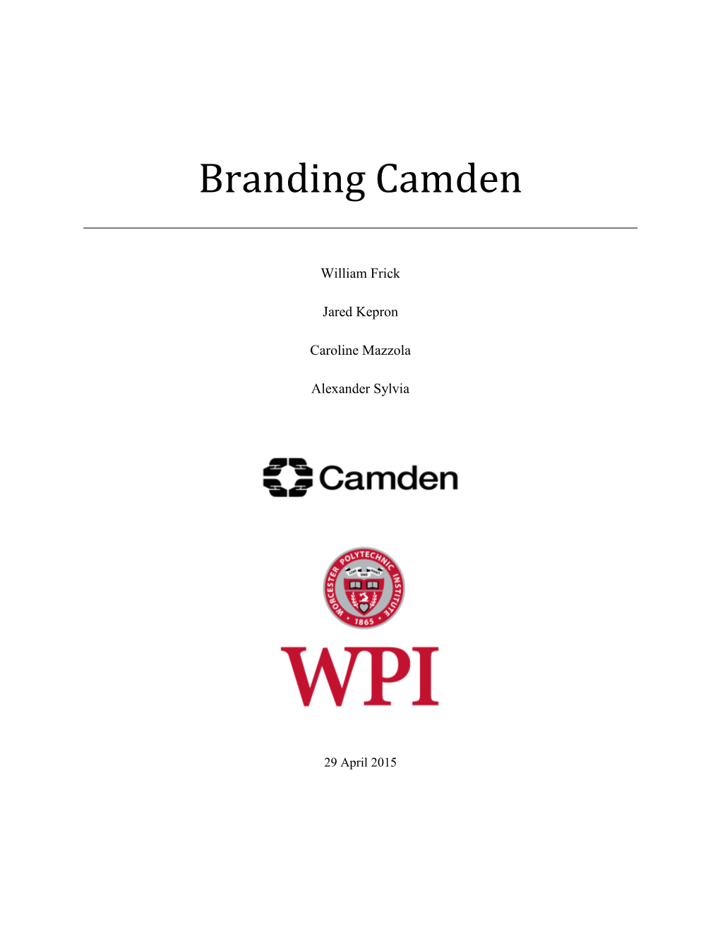 Branding Camden