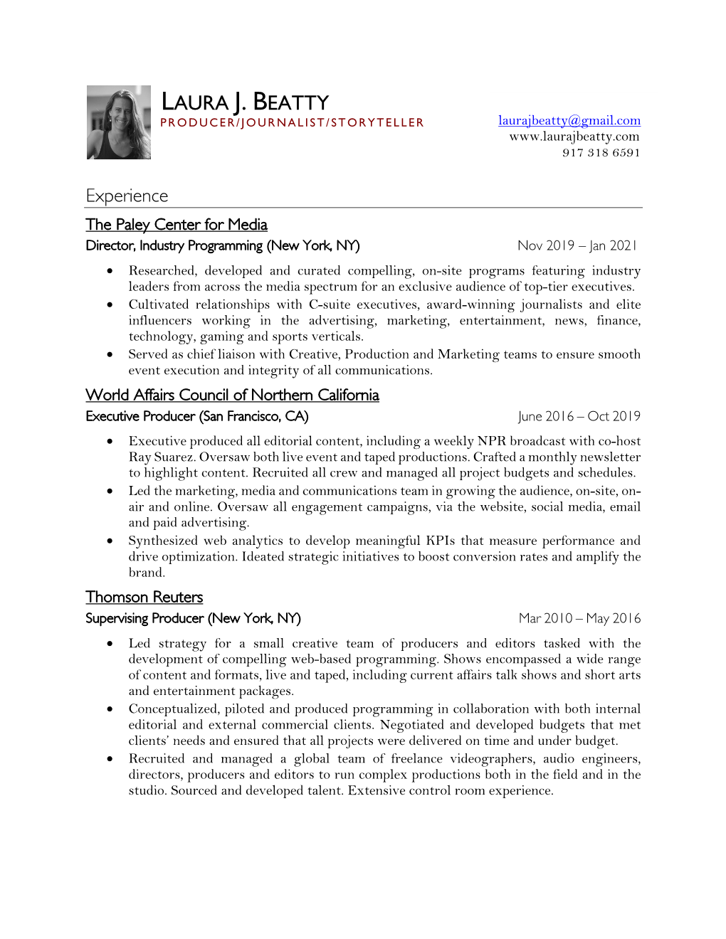 Download PDF of Resume