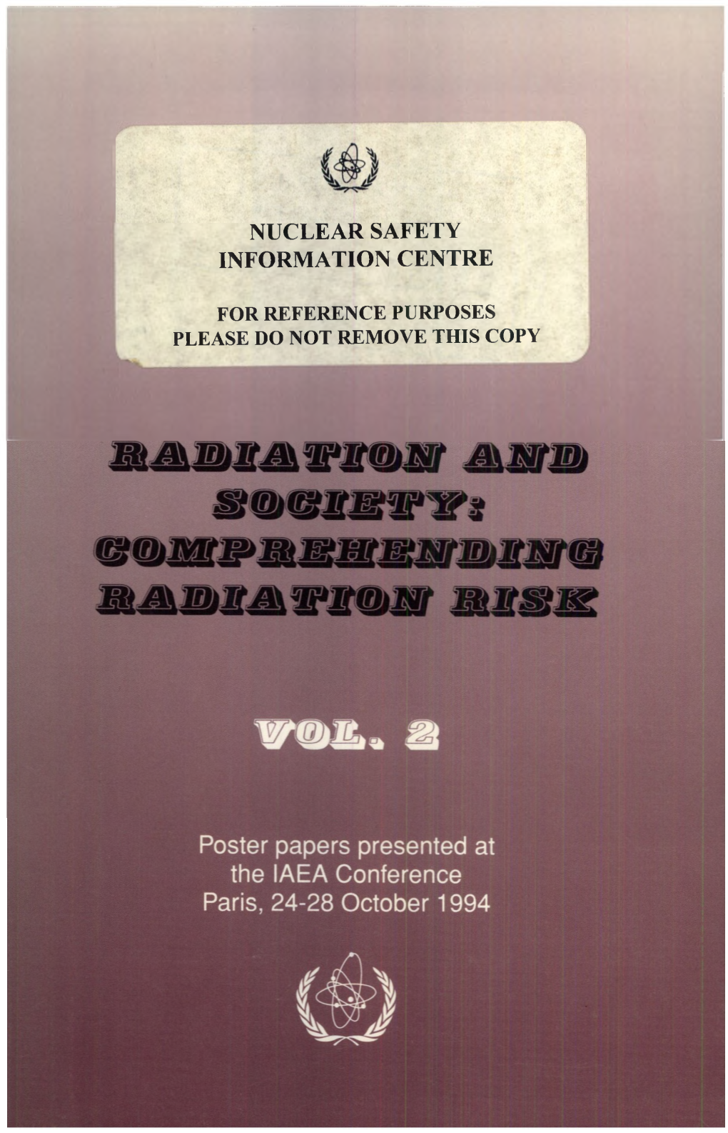 Management of Radiation Risk IAEA-CN-54/1B