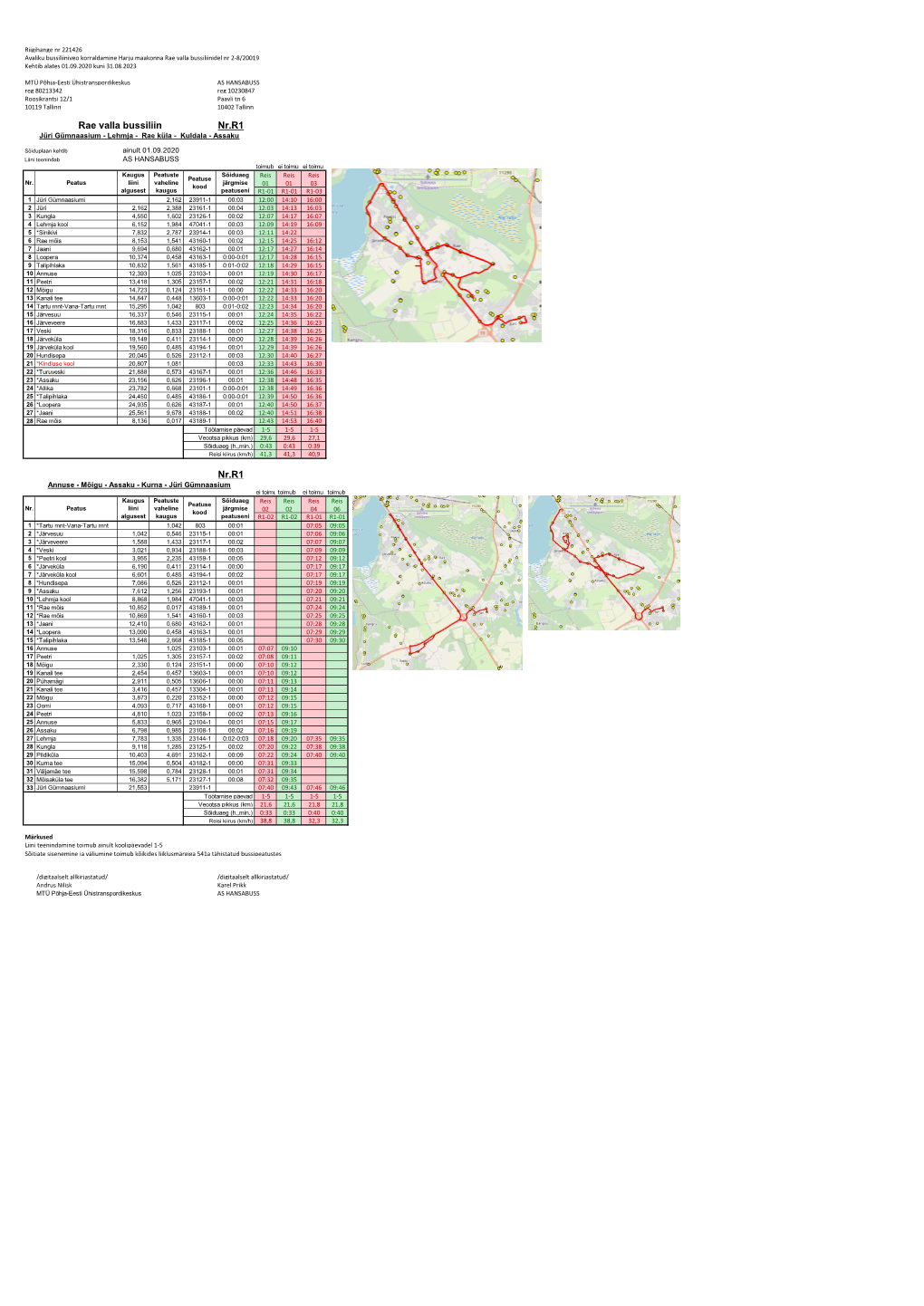 01B-Schedule for Line, Version 1.3.0724