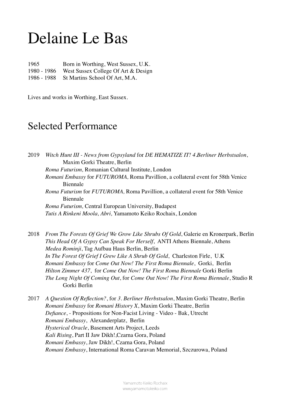 Delaine Cv Performance 022021