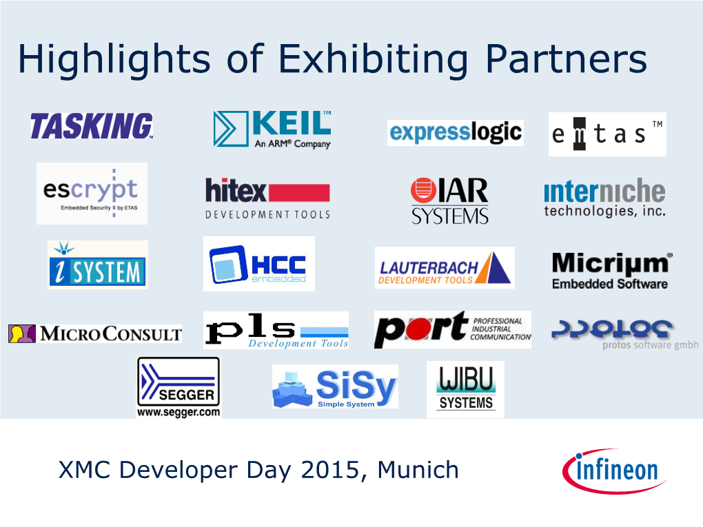 Highlights of Exhibiting Partners