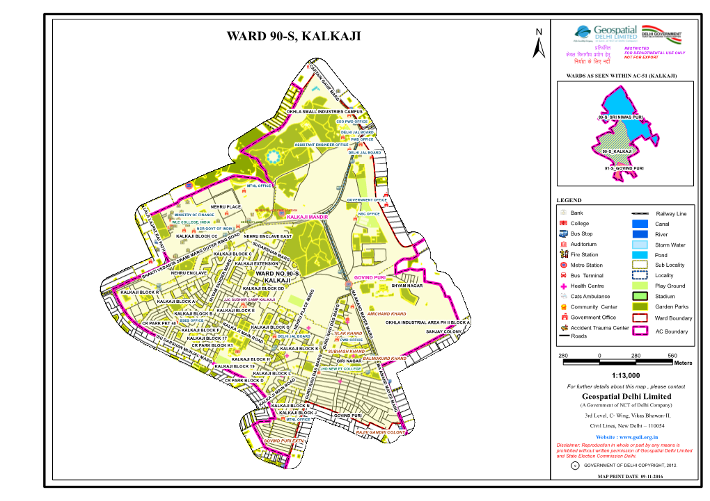 Ward 90-S, Kalkaji