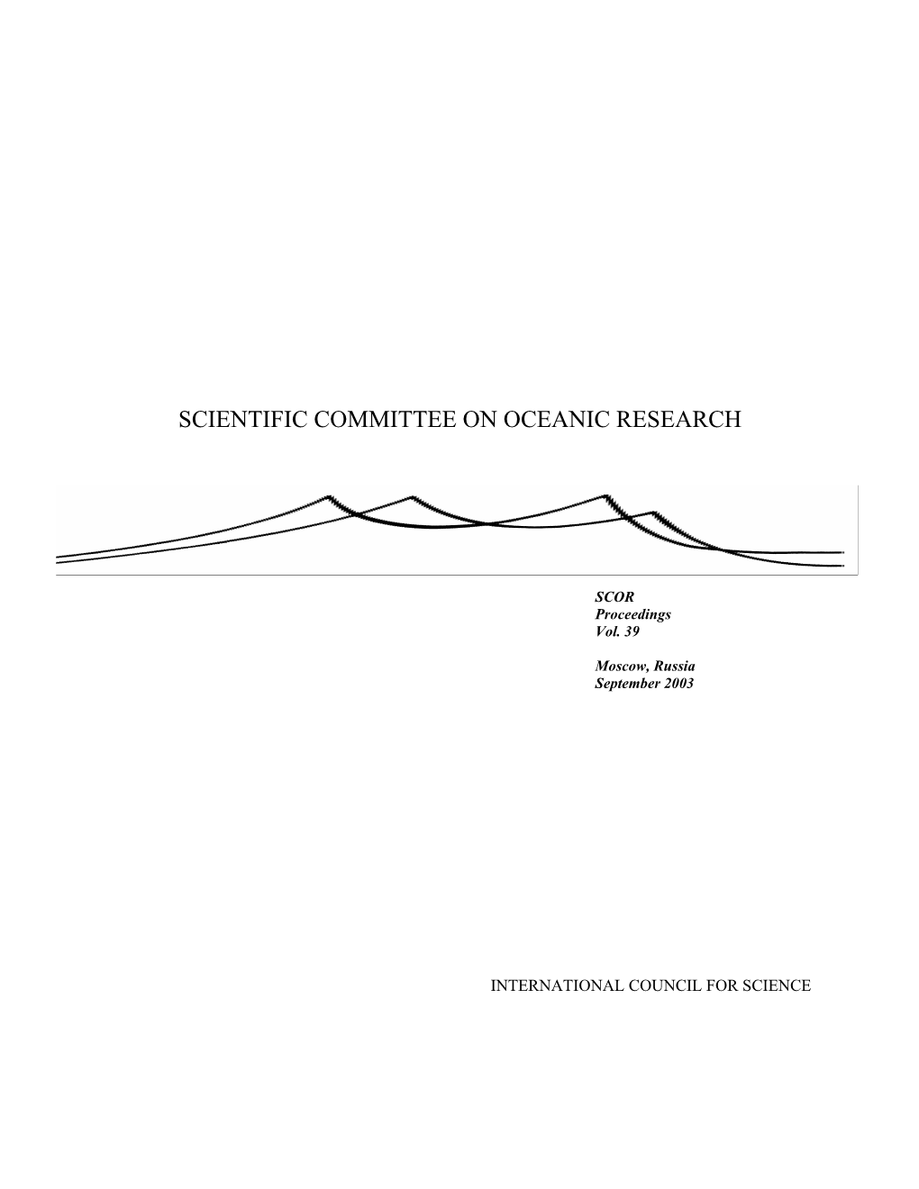 Scientific Committee on Oceanic Research