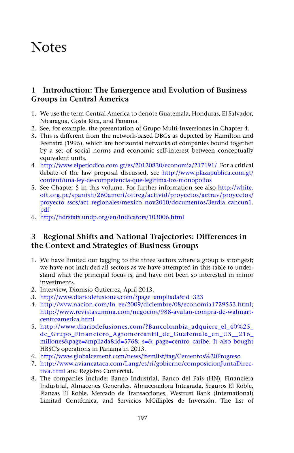 1 Introduction: the Emergence and Evolution of Business Groups in Central America