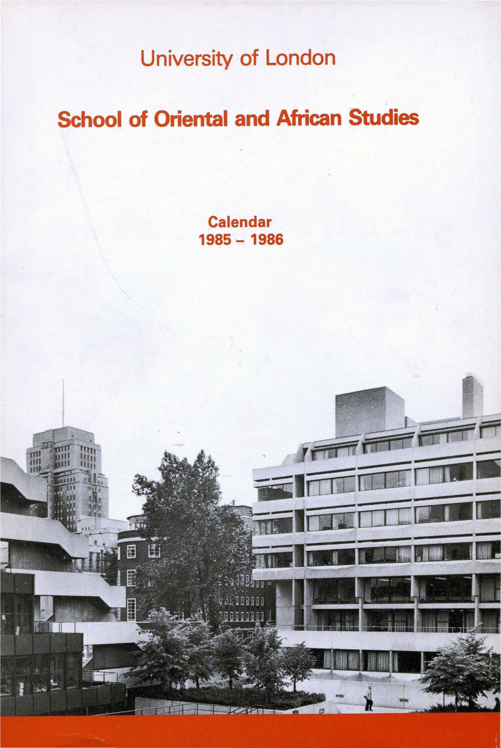 University of London School of Oriental and African Studies