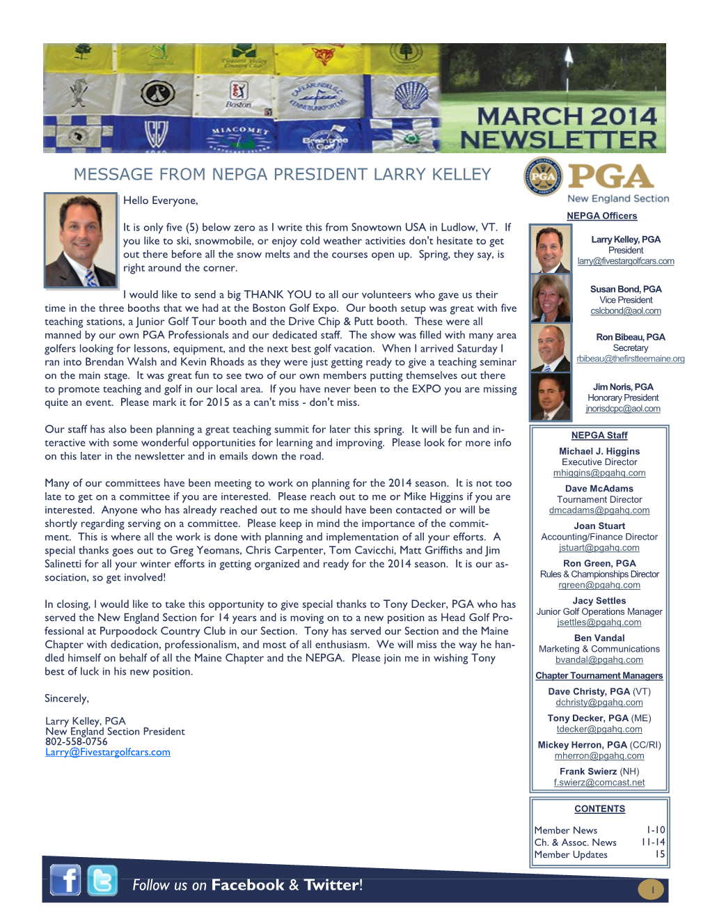 March 2014 Newsletter(Pdf)