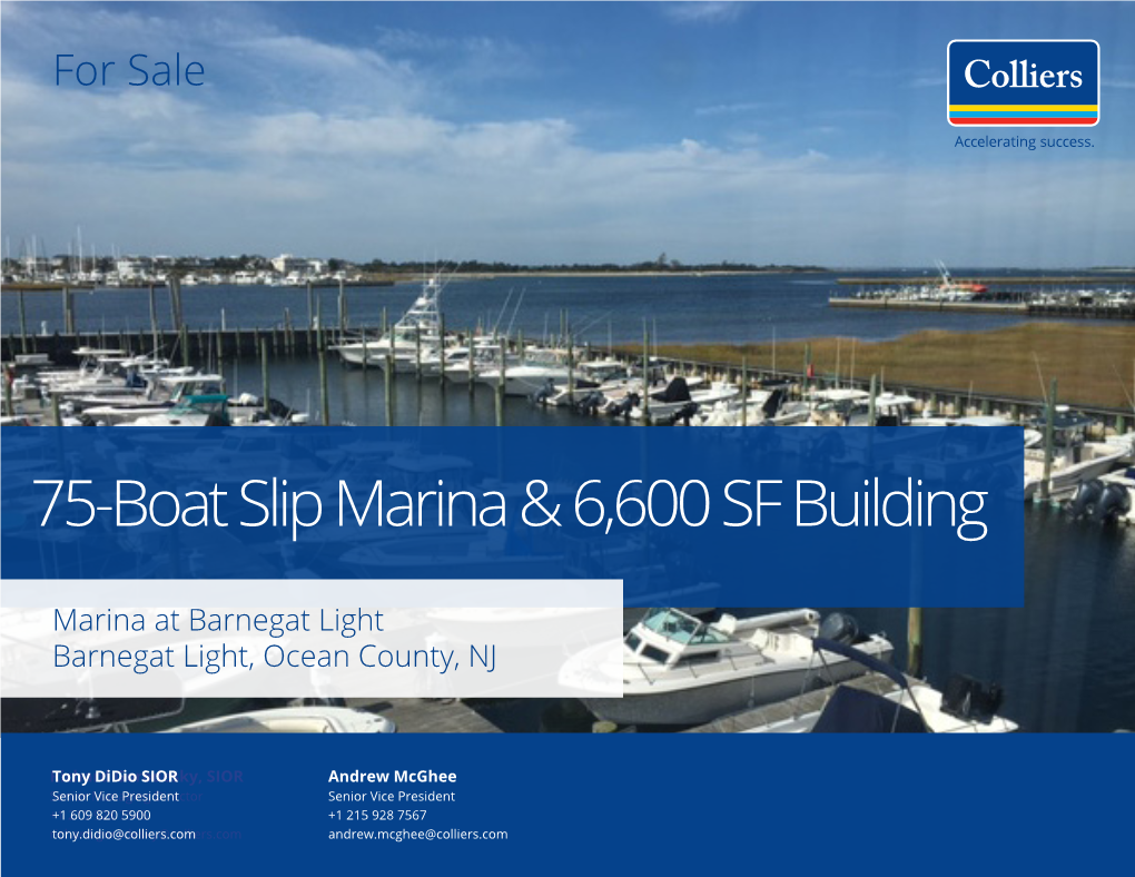 75-Boat Slip Marina & 6,600 SF Building