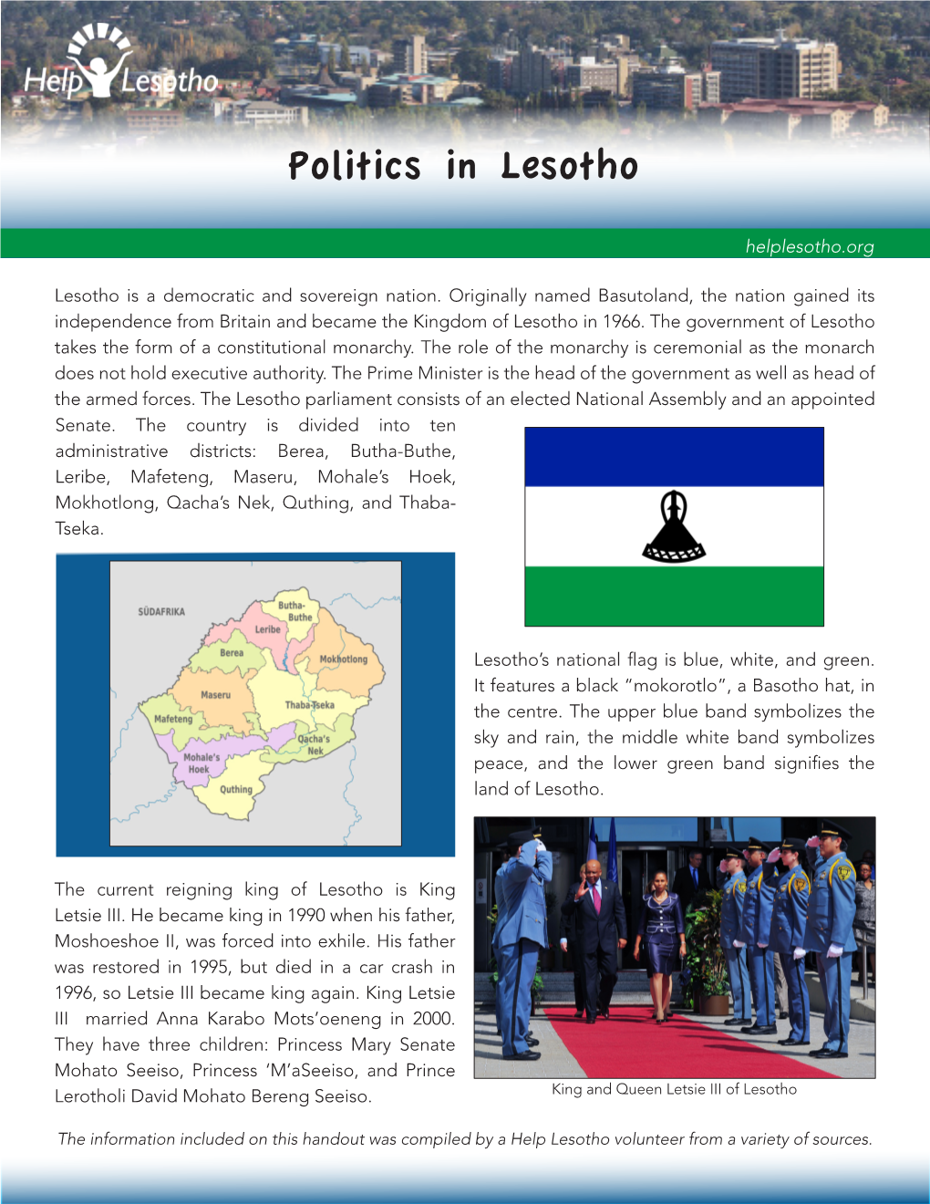 Politics in Lesotho