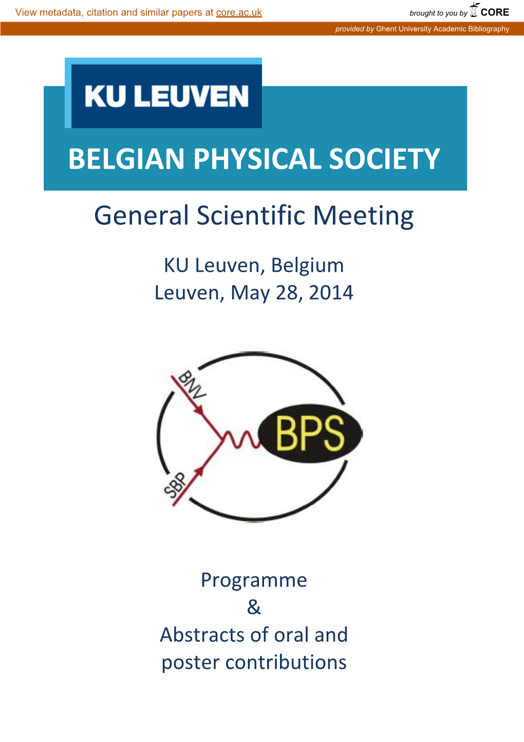 Belgian Physical Society