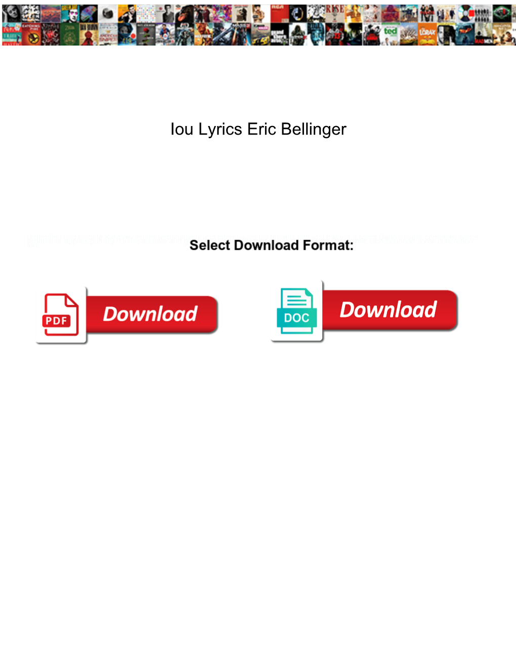 Iou Lyrics Eric Bellinger