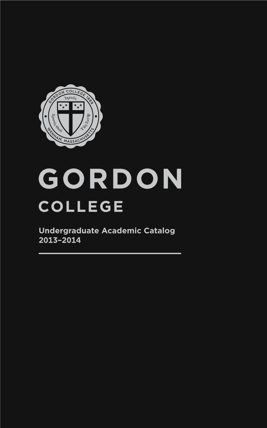 Undergraduate Academic Catalog 2013–2014