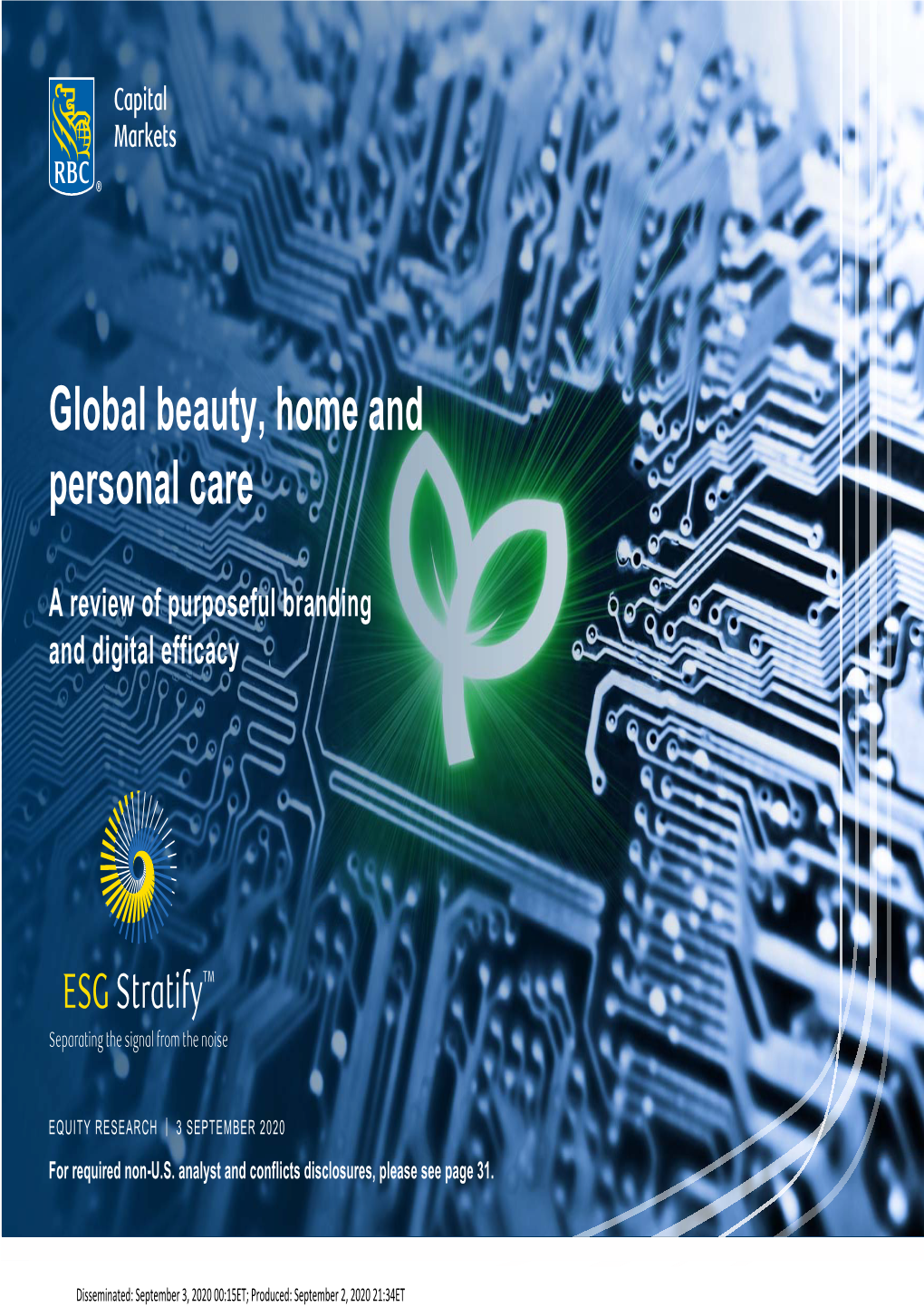 Global Beauty, Home and Personal Care