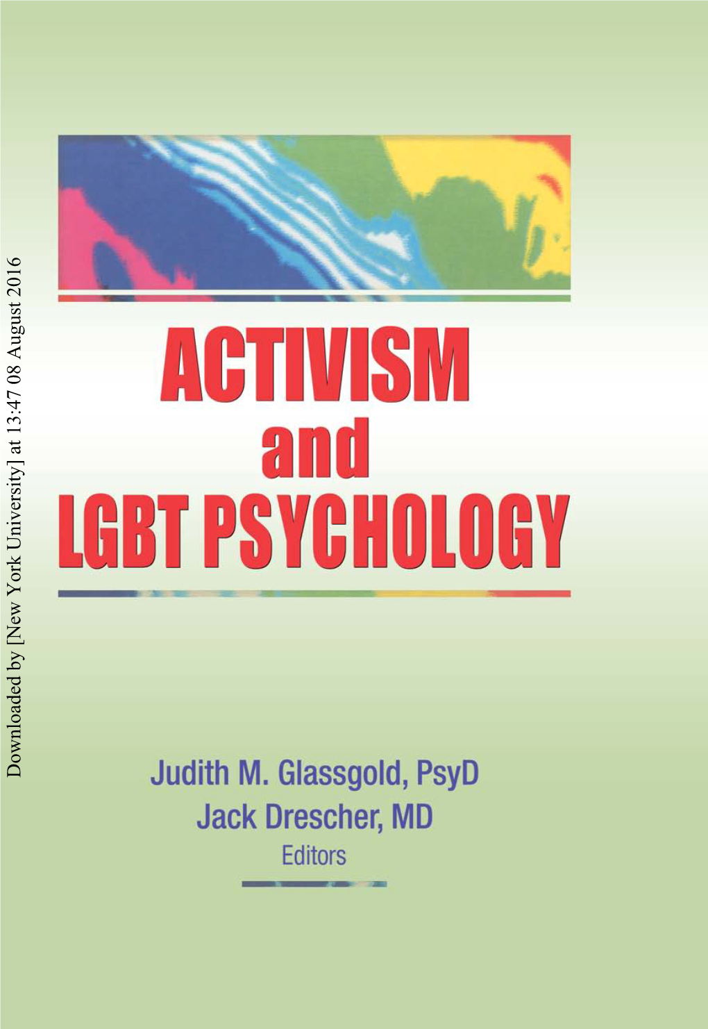 Activism and LGBT Psychology