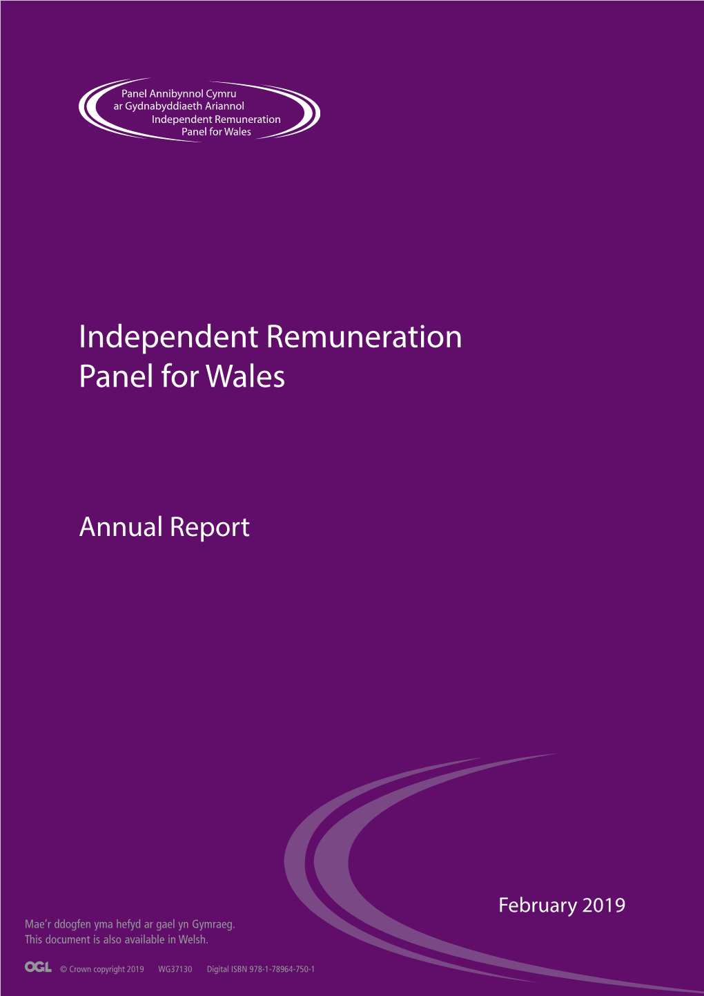 Independent Remuneration Panel for Wales, Annual Report 2019
