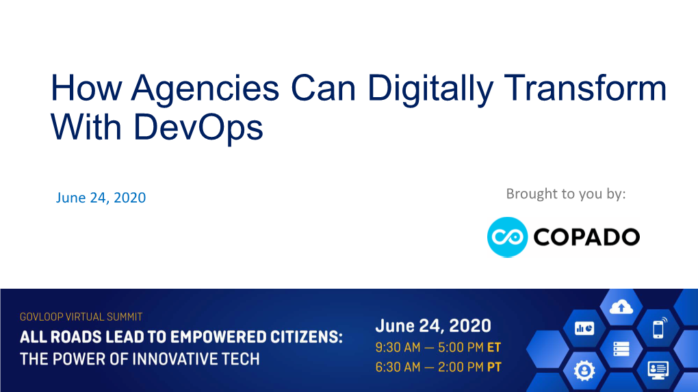 How Agencies Can Digitally Transform with Devops