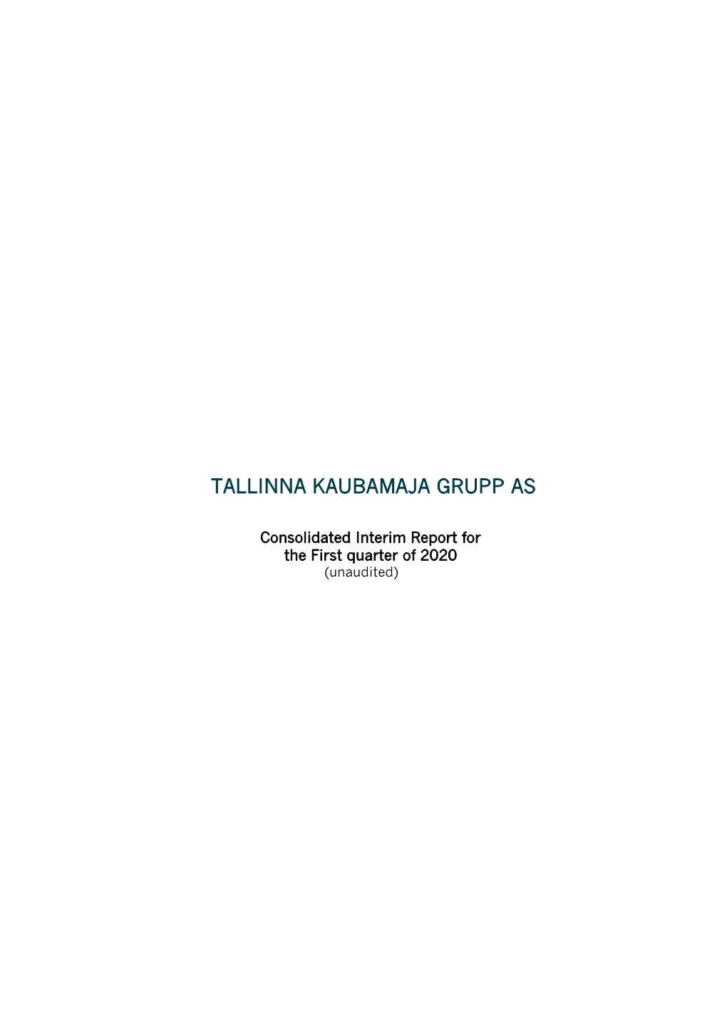 Tallinna Kaubamaja Grupp As