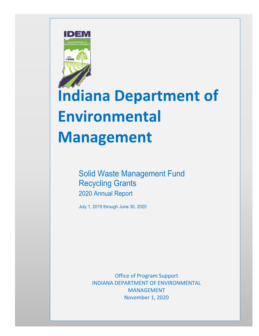 Indiana Department of Environmental Management