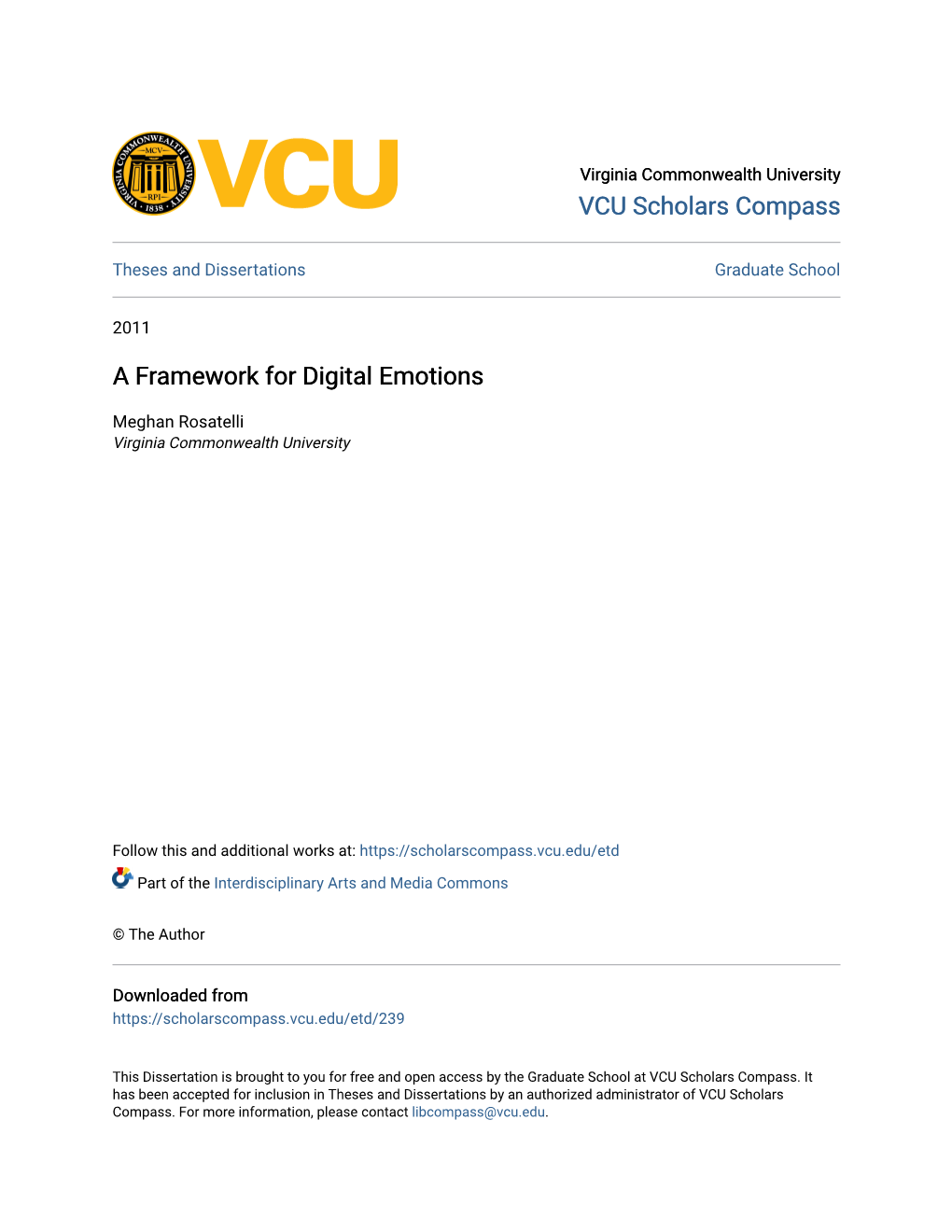 A Framework for Digital Emotions