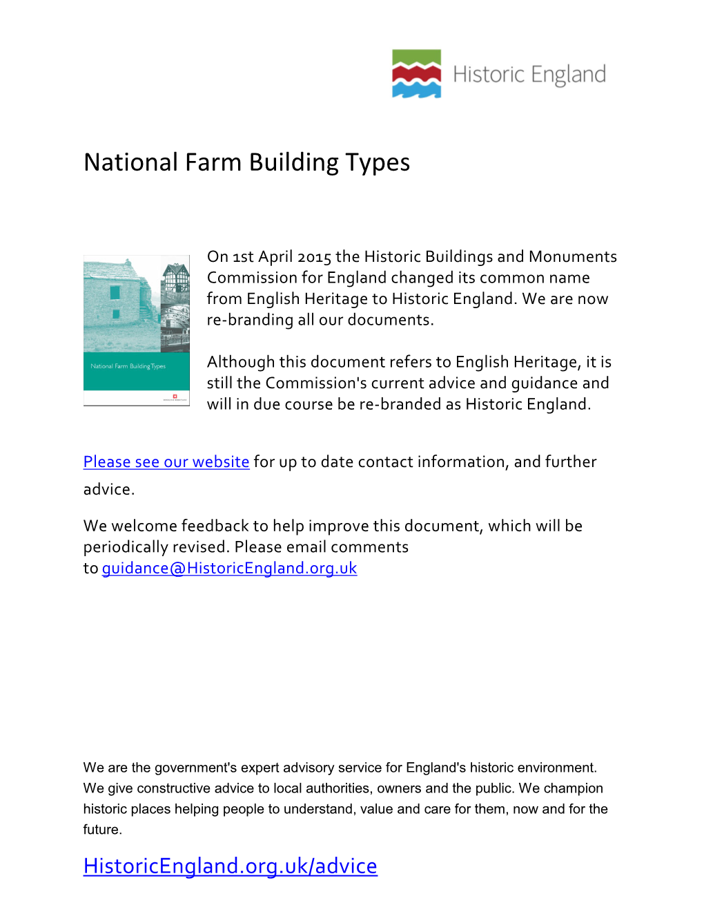 National Farm Building Types