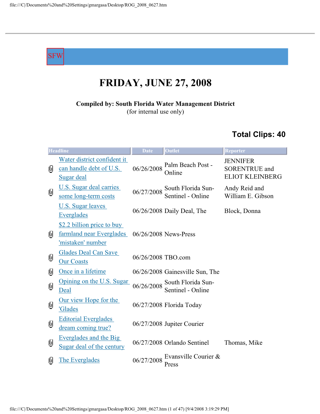 Friday, June 27, 2008