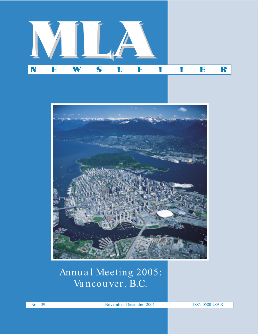 Annual Meeting 2005: Vancouver, B.C