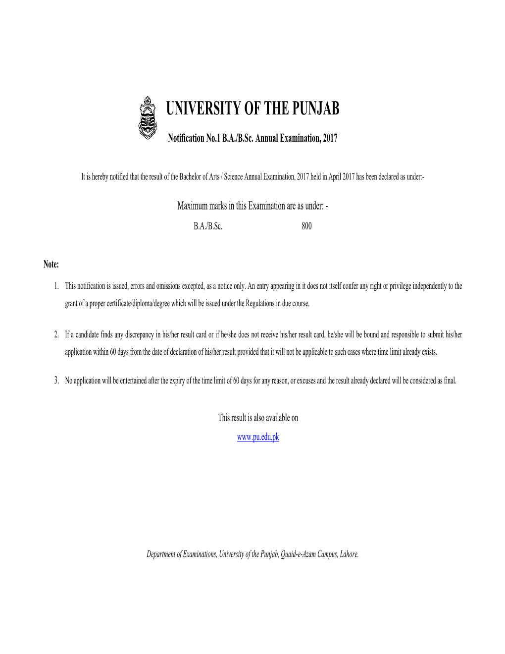 University of the Punjab