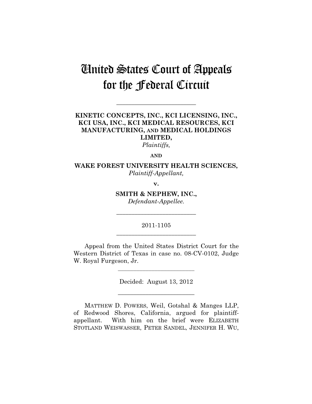 United States Court of Appeals for the Federal Circuit