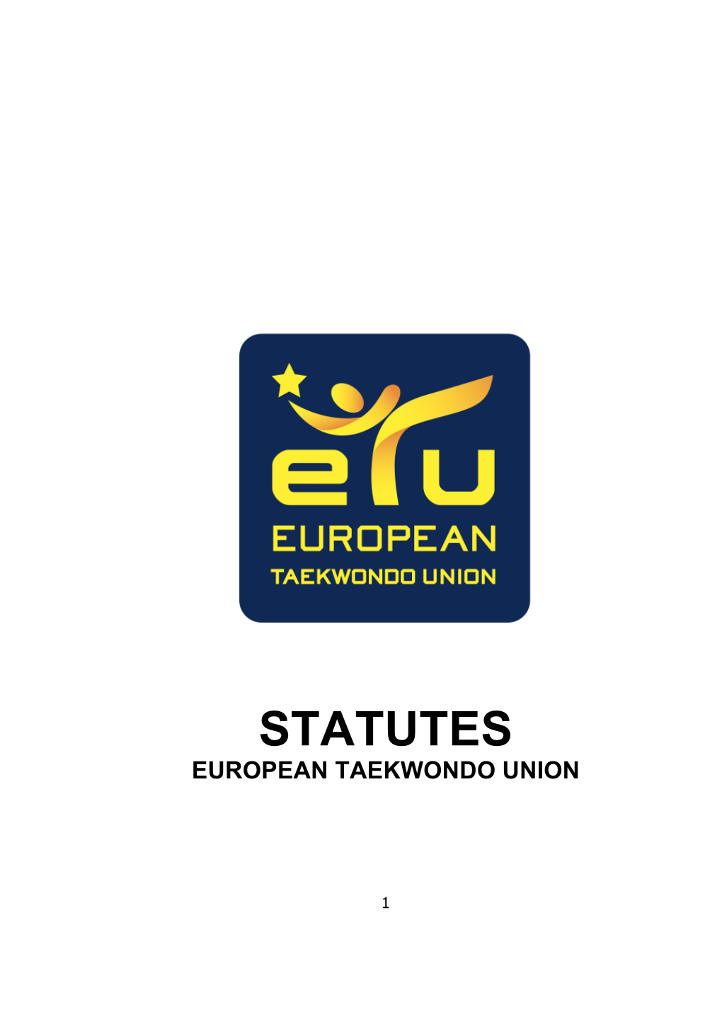 Statutes European Taekwondo Union