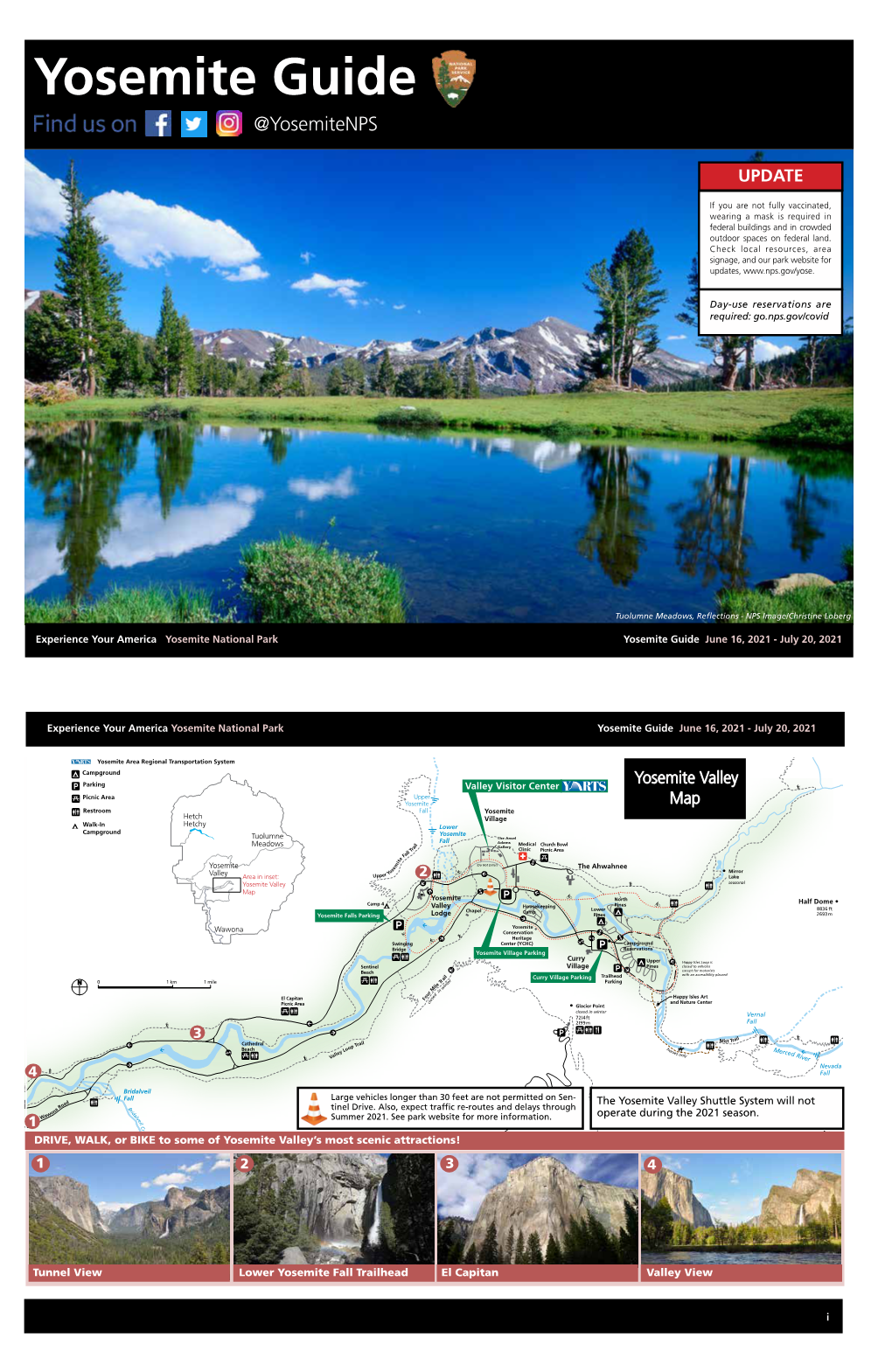 Yosemite Guide Yosemite Guide June 16, 2021 - July 20, 2021 @Yosemitenps