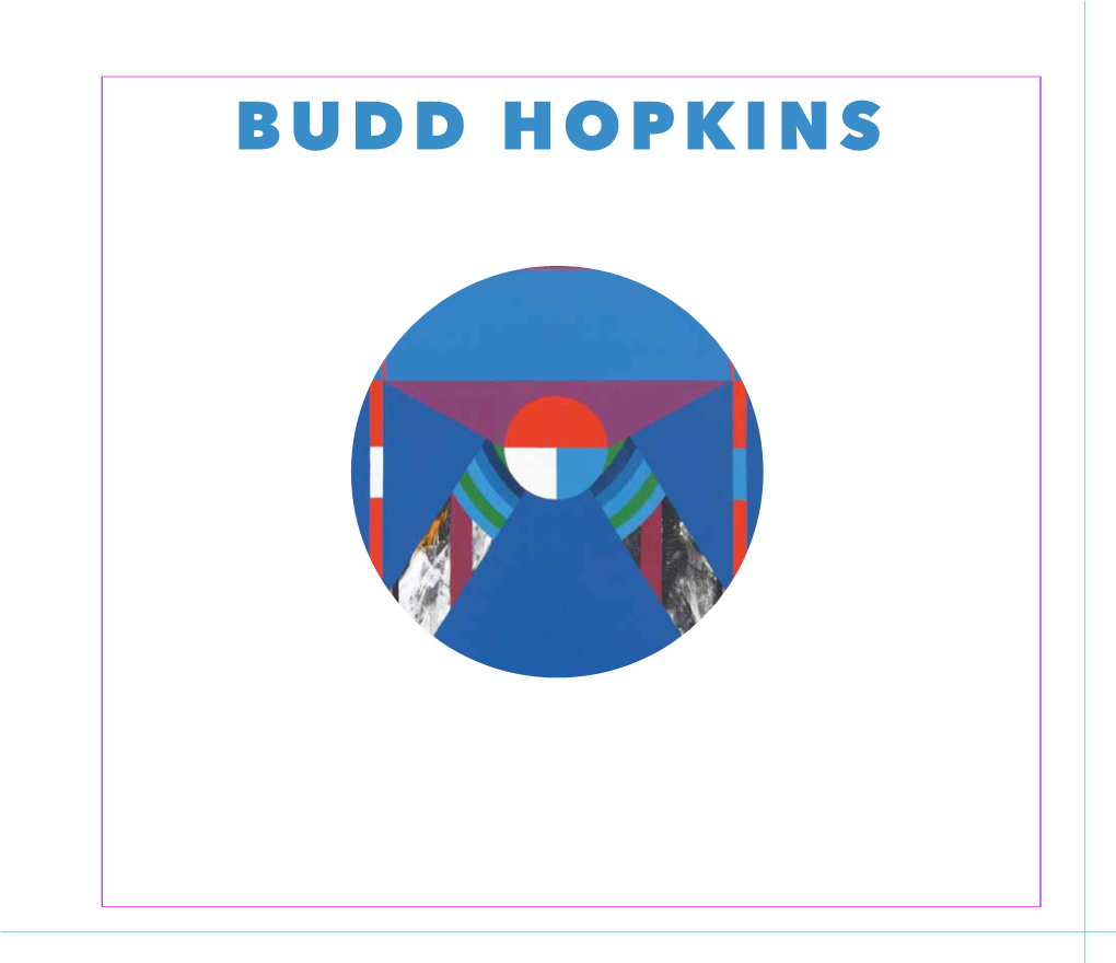 Budd Hopkins Retrospective Exhibition 1957–1972