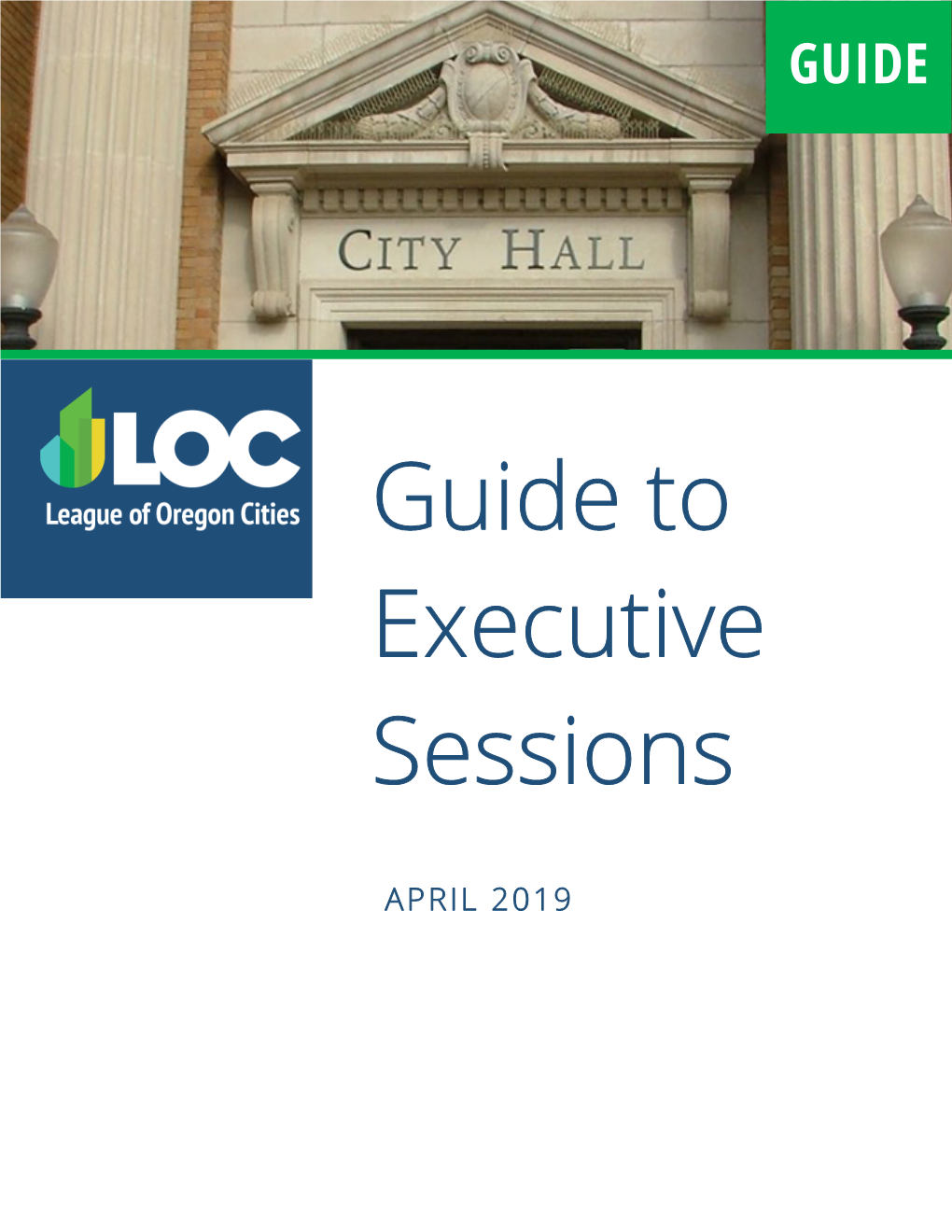 Guide to Executive Sessions