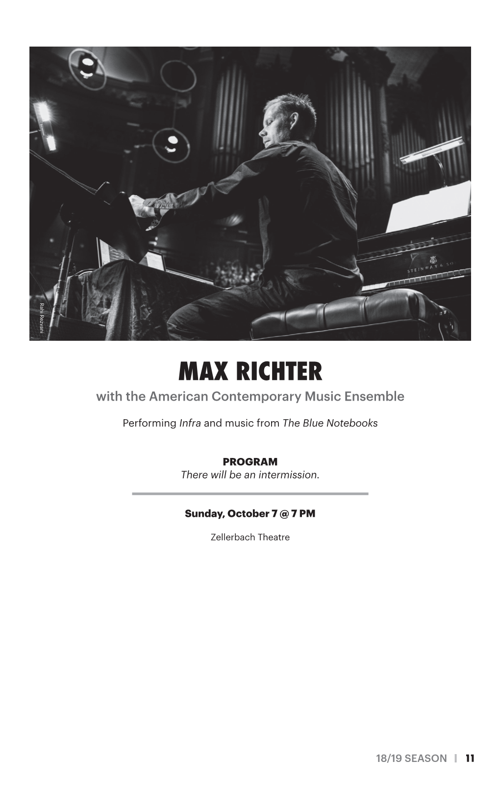 MAX RICHTER with the American Contemporary Music Ensemble