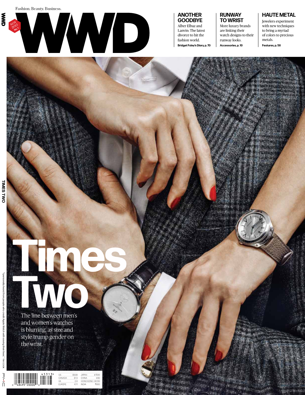 The Line Between Men's and Women's Watches Is Blurring, As Size And