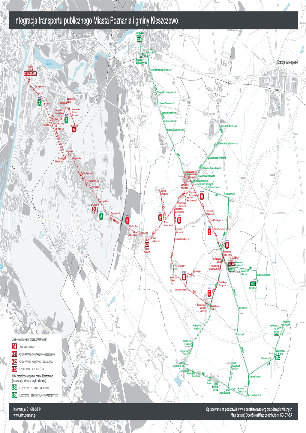 Integracja Transportu Publicznego Miasta Poznania I Gminy Kleszczewoswarzędz Gwiazdowo Glinka Duchowna