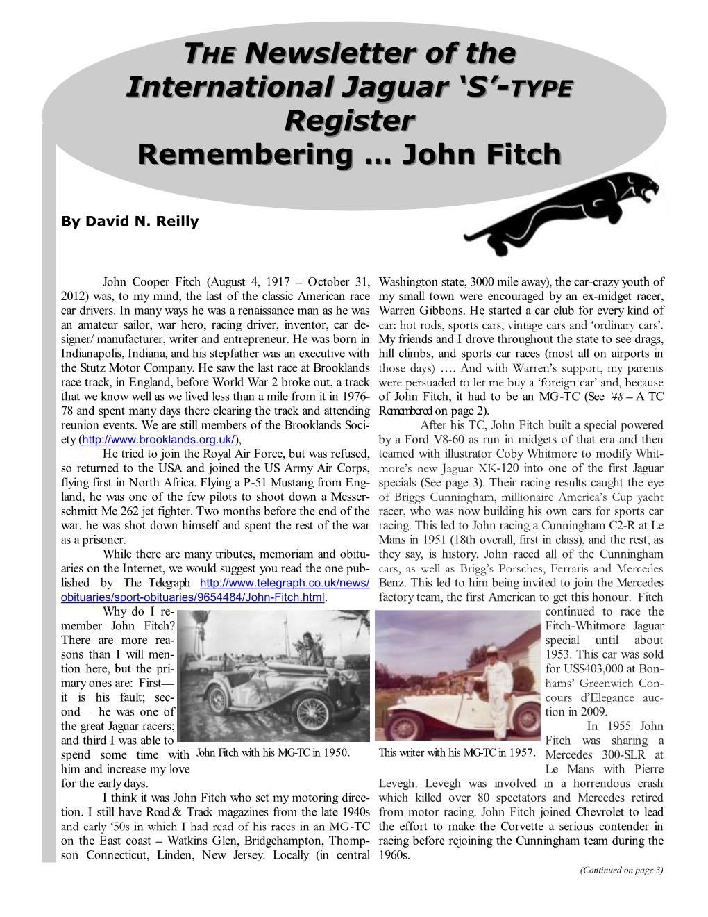 Remembering John Fitch