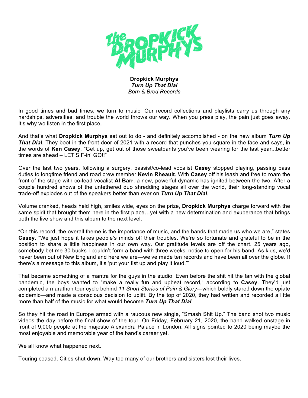 Dropkick Murphys Biog.Pdf