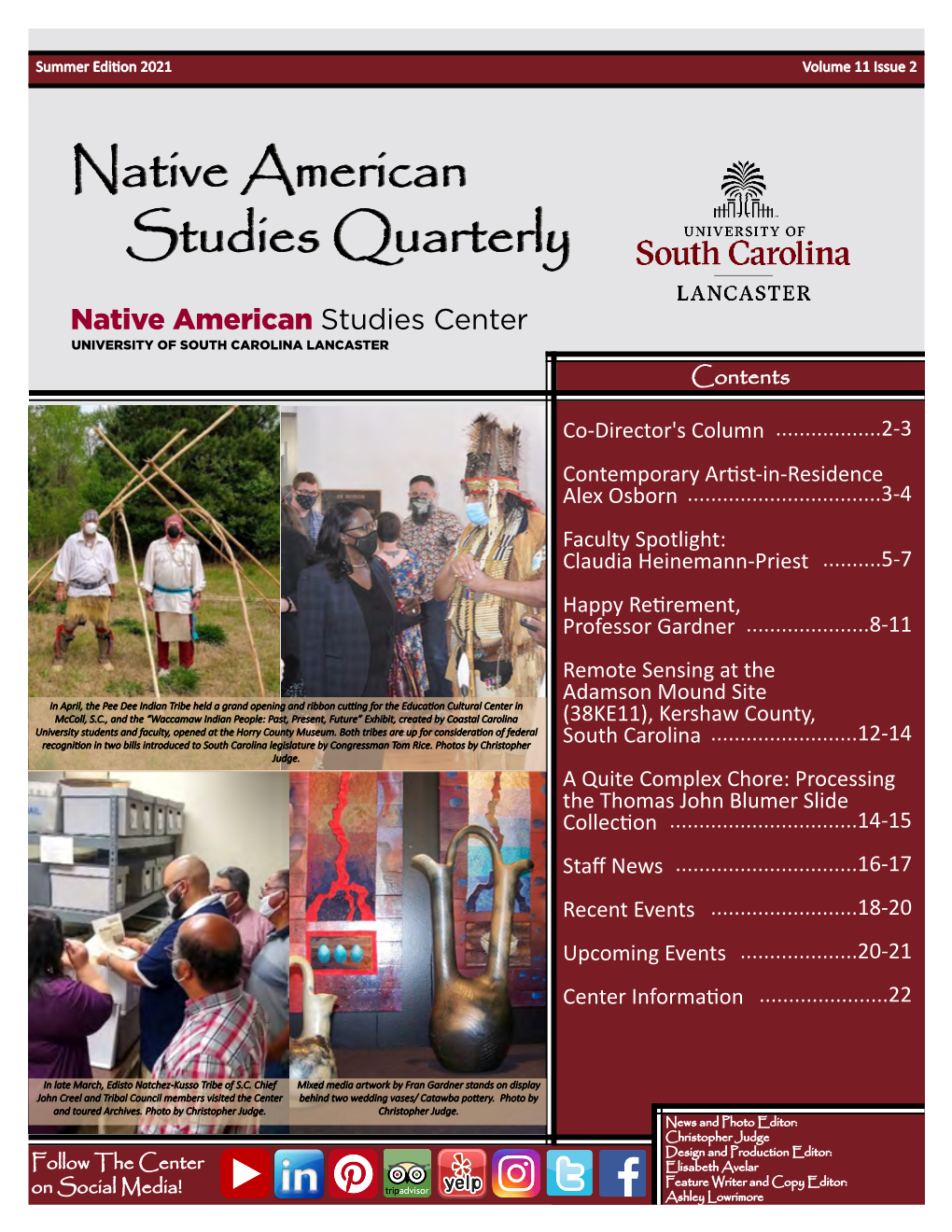 Native American Studies Newsletter