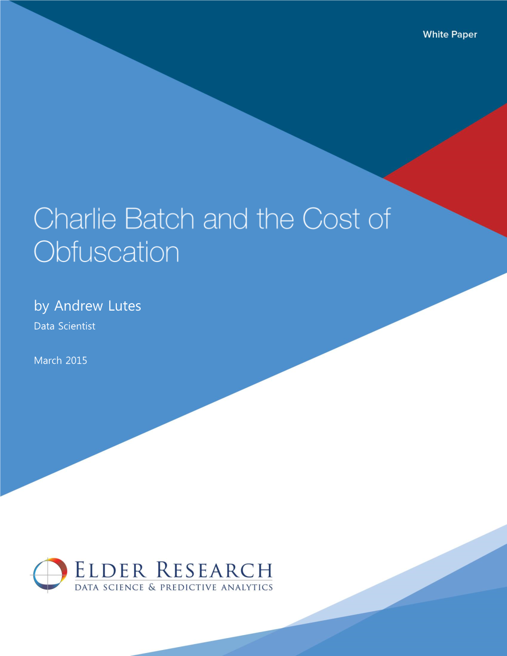 Charlie Batch and the Cost of Obfuscation