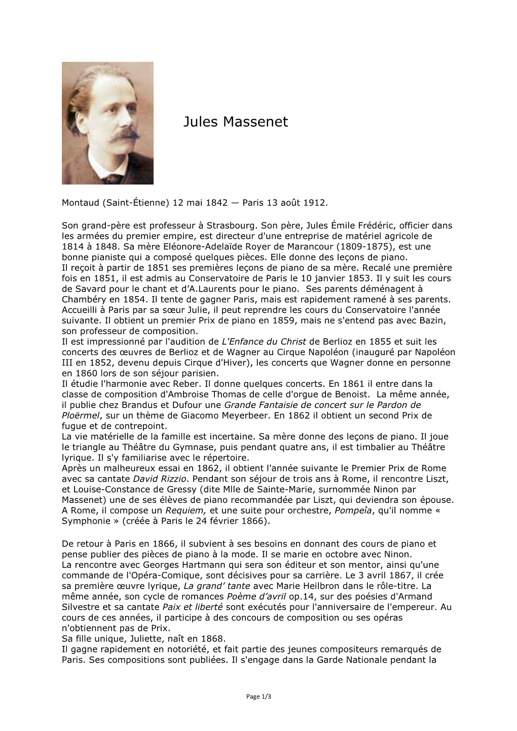 Jules Massenet