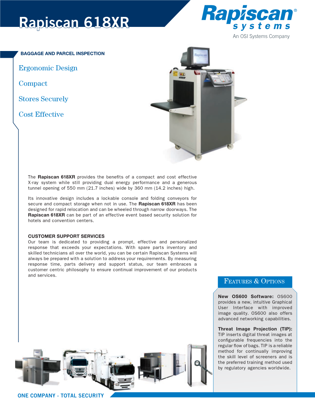 Rapiscan 618XR an OSI Systems Company