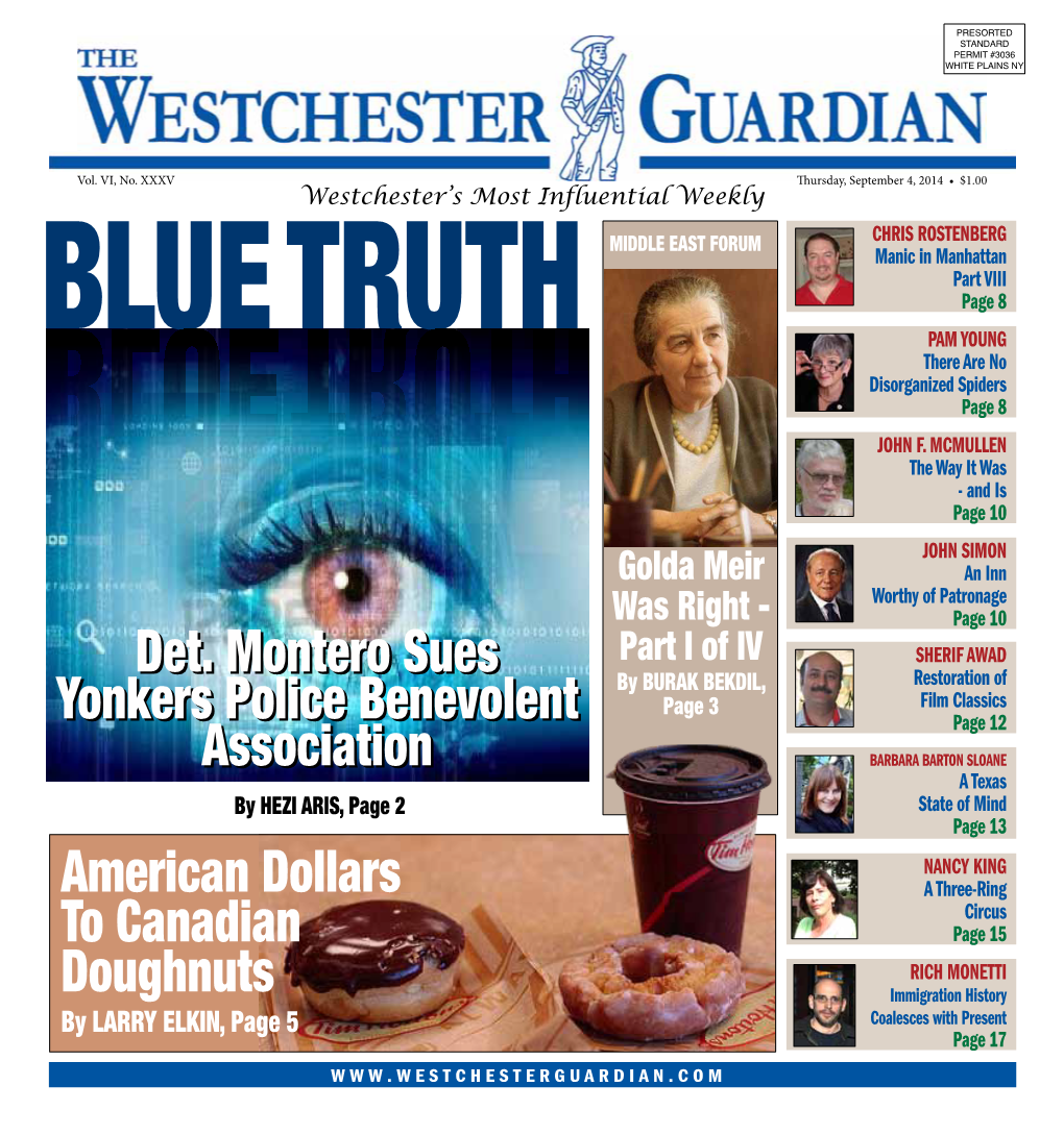 THE WESTCHESTER GUARDIAN Thursday, SEPTEMBER 4, 2014