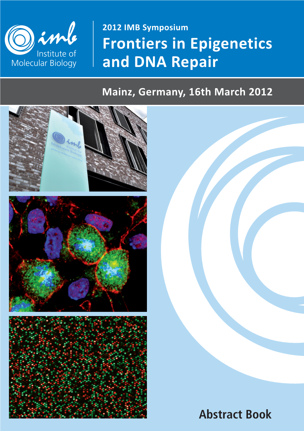 Abstract Book Table of Contents